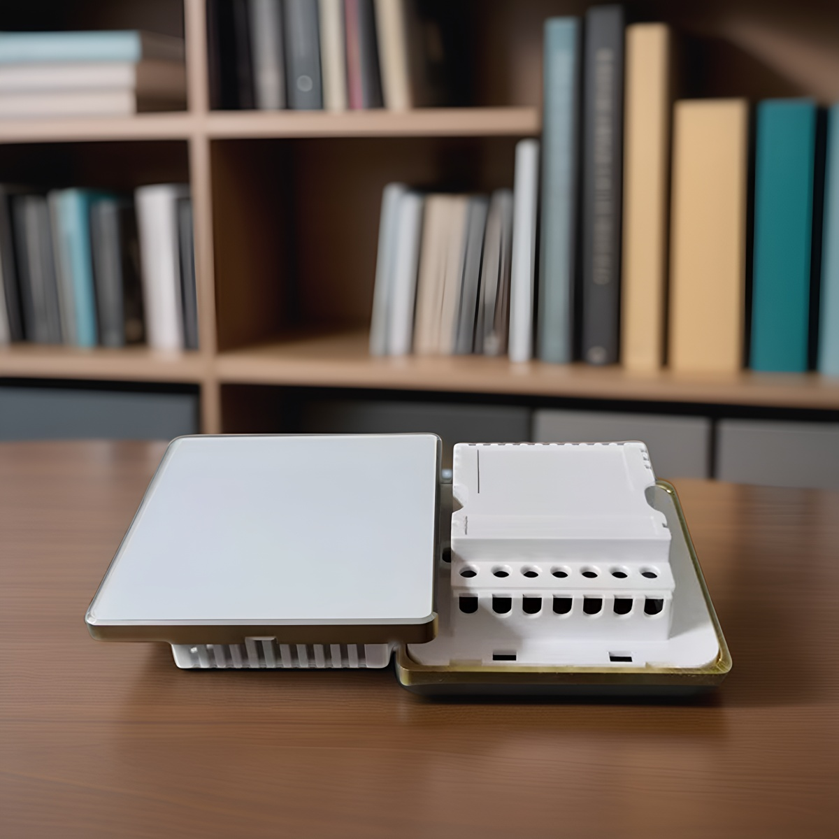 High grade 86 wall smart home switch enclosure with tempered glass panel-Zhaotesi