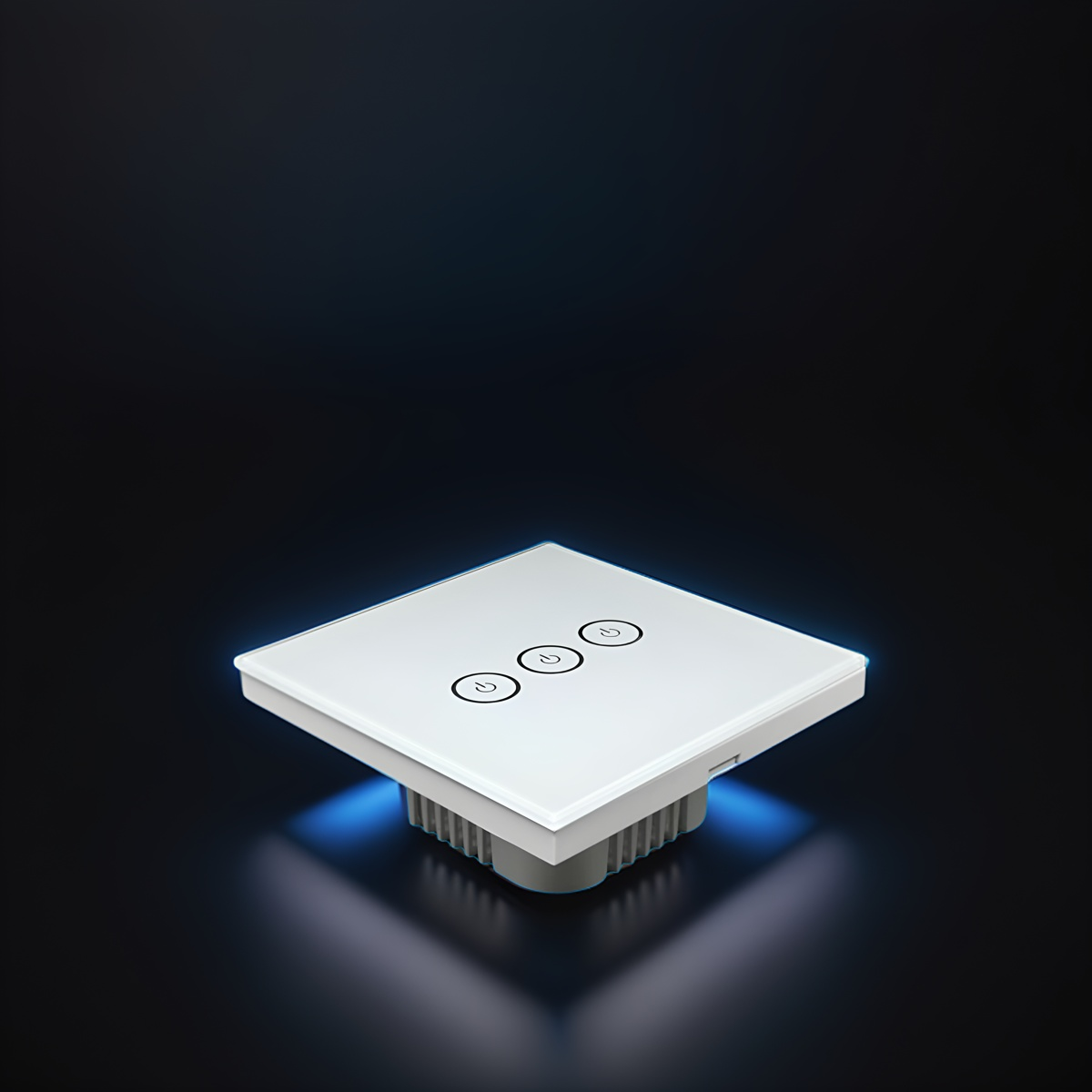 Square smart home wifi touch enclosure