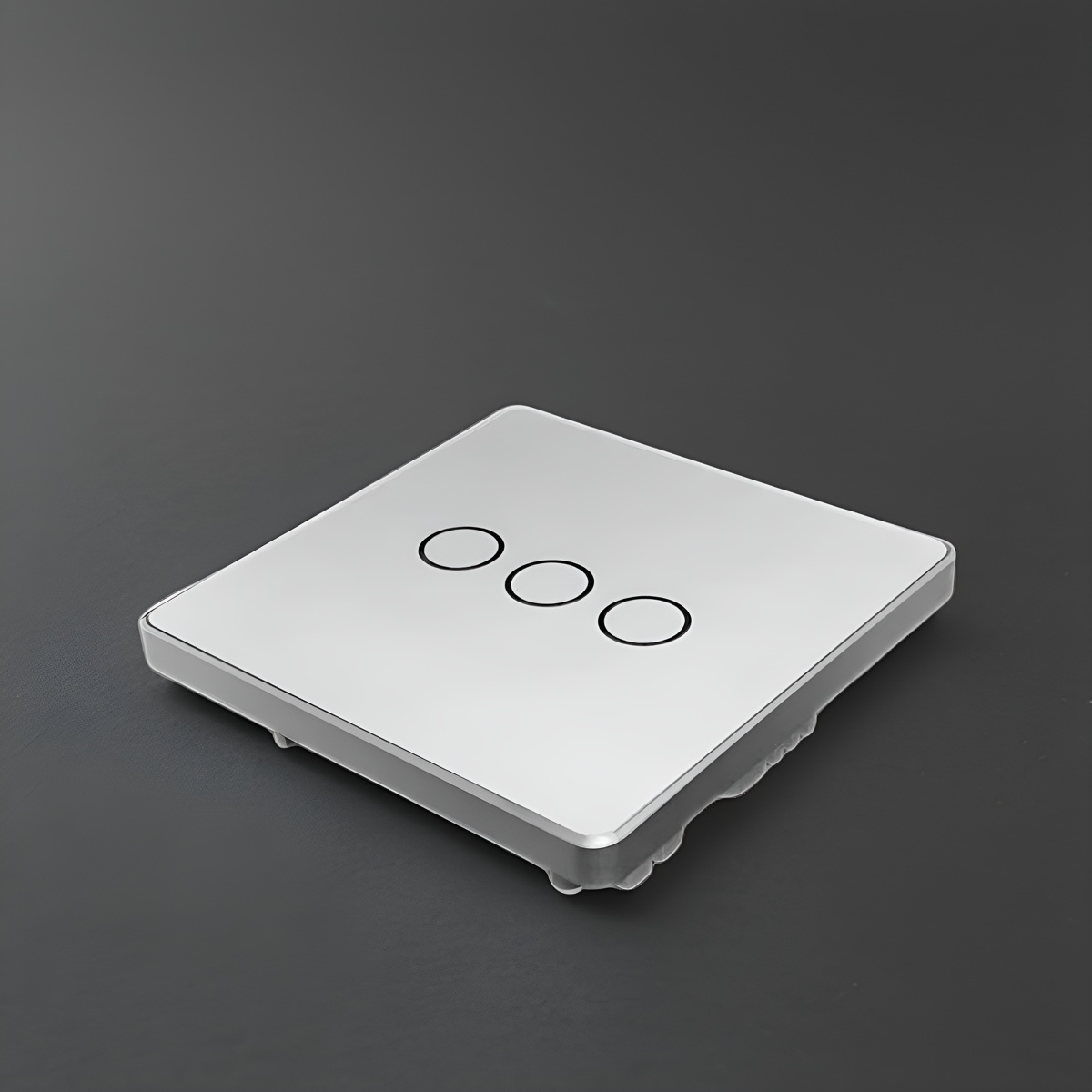 High grade 86 wall smart home switch enclosure with tempered glass panel