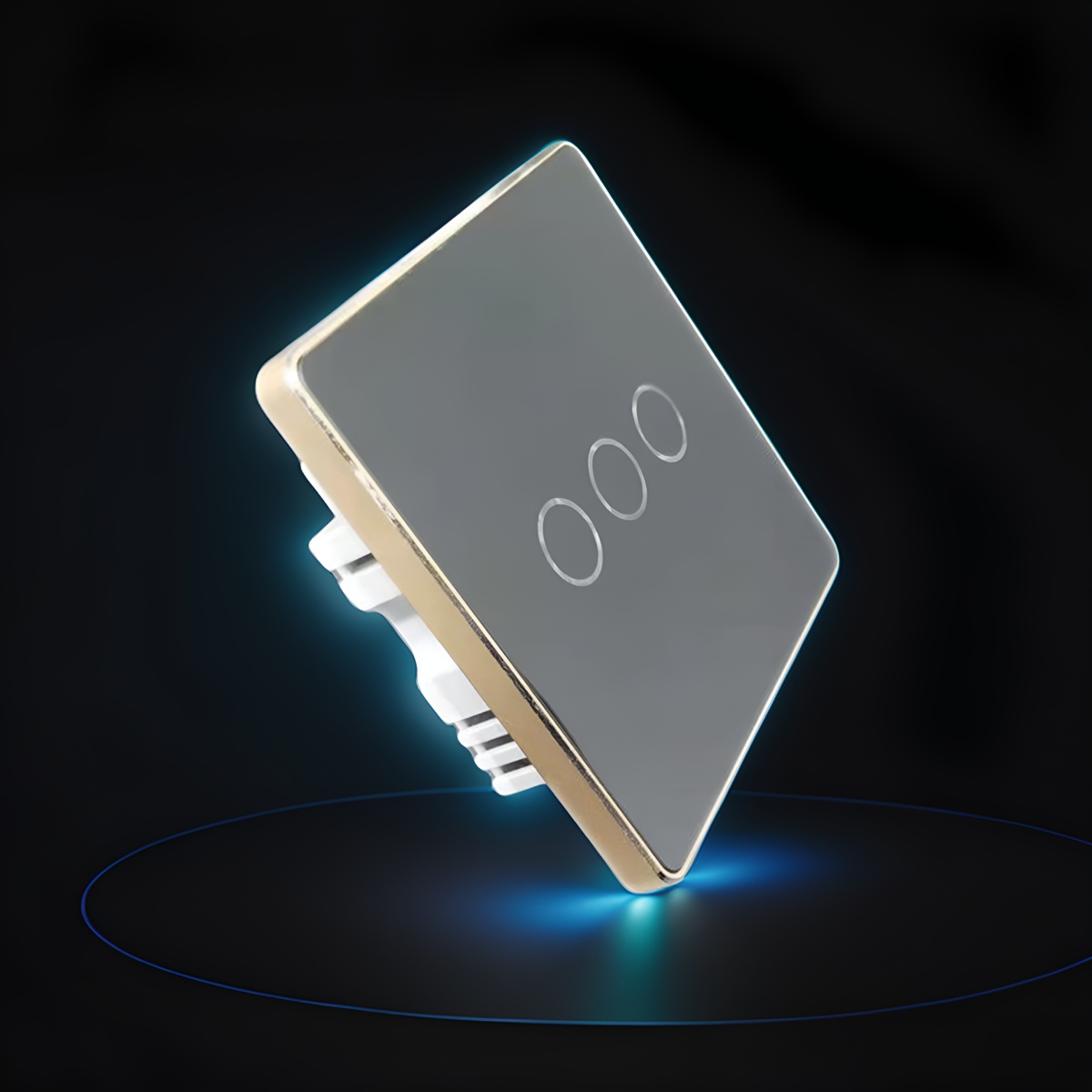 UK High Grade Aluminum Frame 86 Wall Smart Home Switch Enclosure With-Zhaotesi