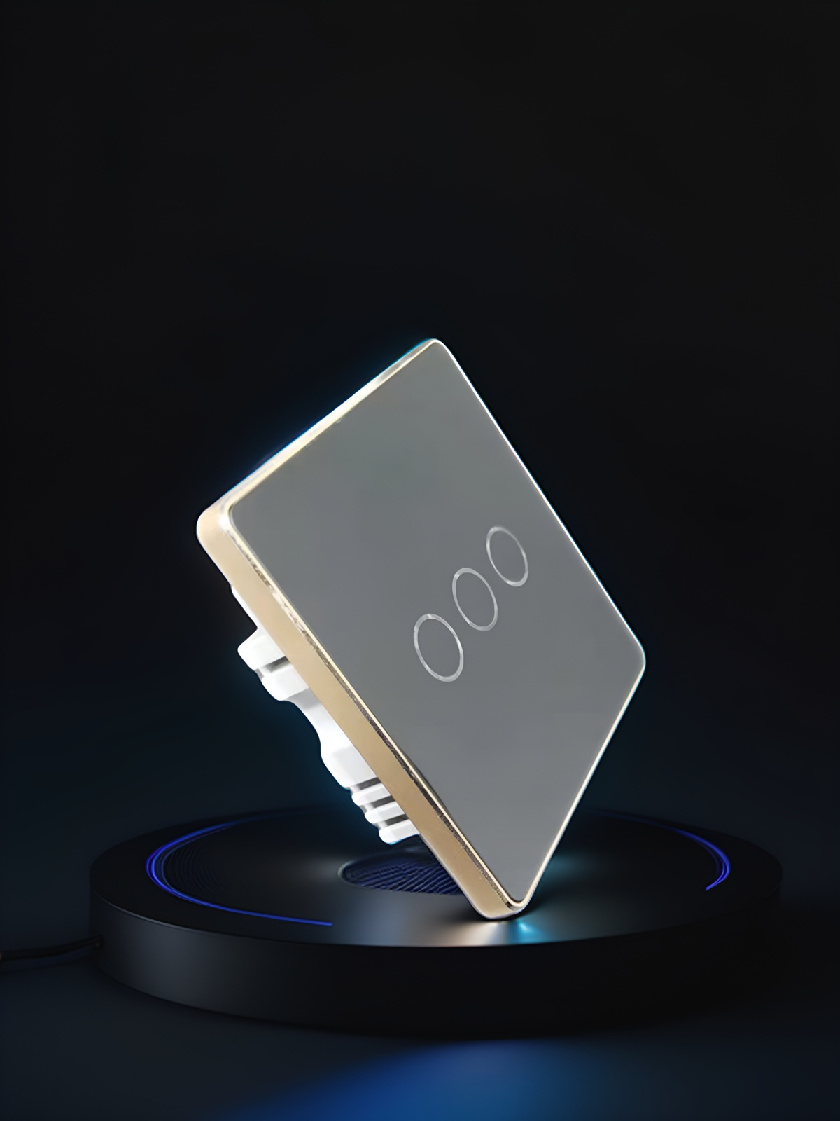UK High Grade Aluminum Frame 86 Wall Smart Home Switch Enclosure With