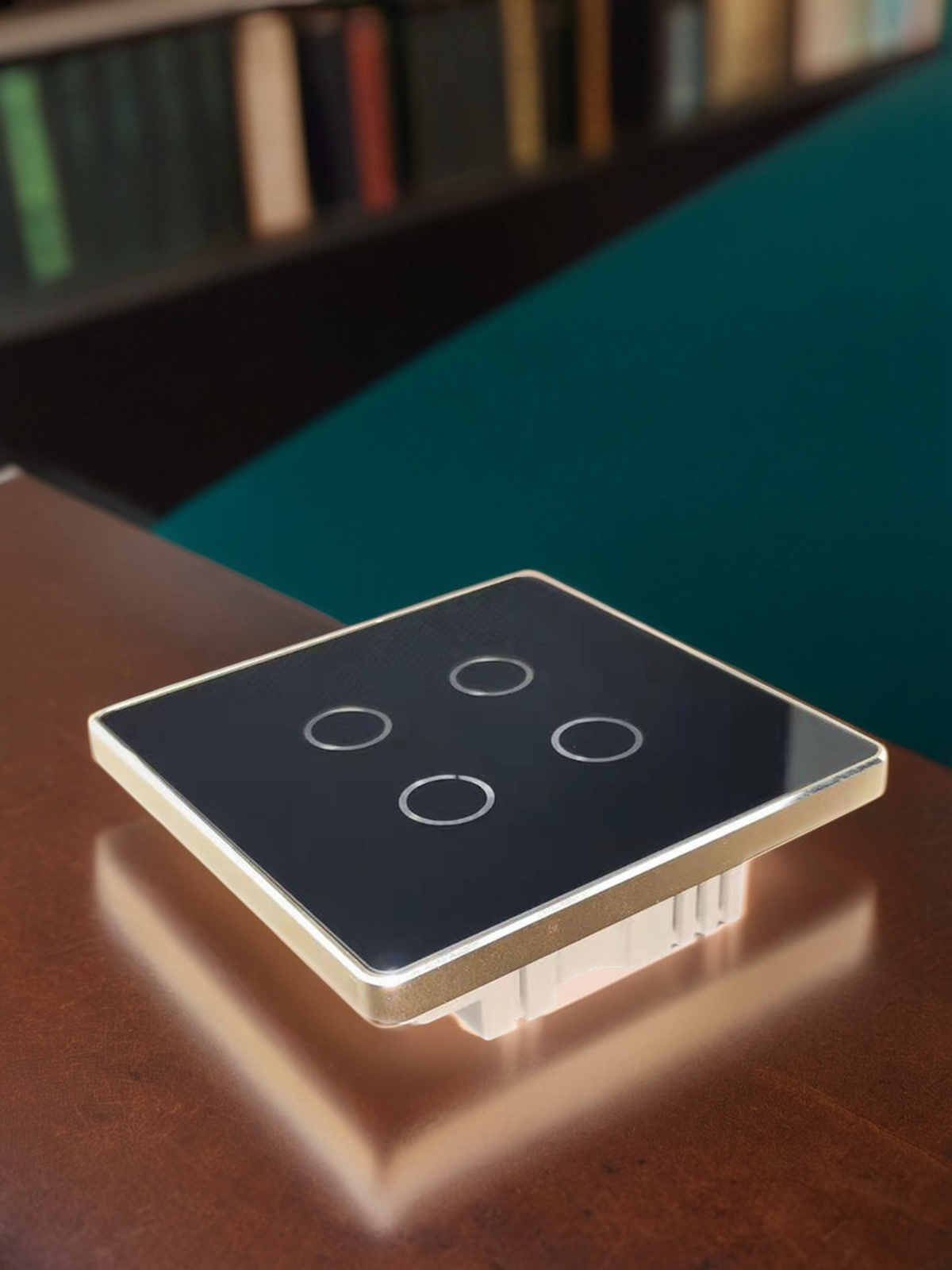 High grade 86 wall smart home switch enclosure with tempered glass panel-Zhaotesi