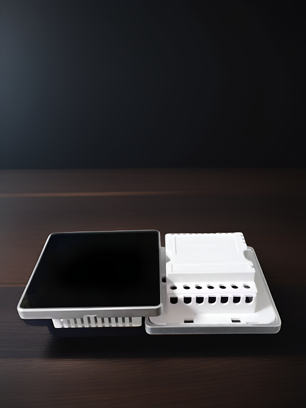 High grade 86 wall smart home switch enclosure with tempered glass panel-Zhaotesi