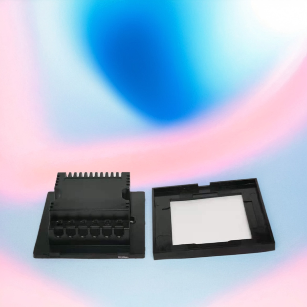 86 wall smart home switch enclosure with tempered glass panel-Zhaotesi