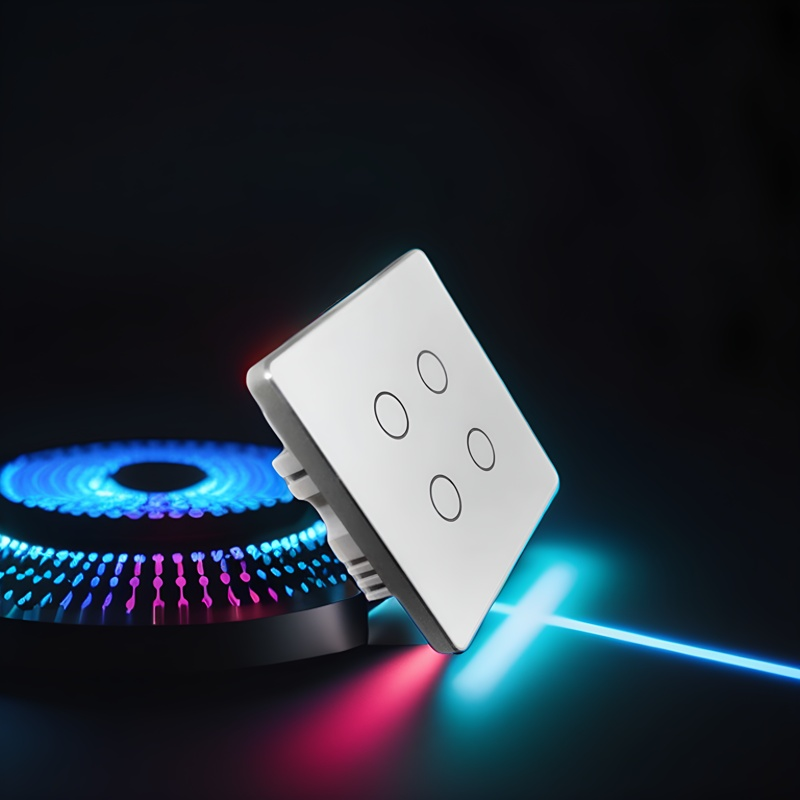 UK High Grade Aluminum Frame 86 Wall Smart Home Switch Enclosure With-Zhaotesi