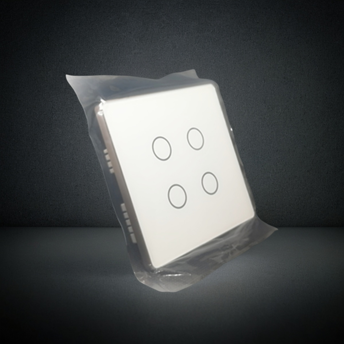 High grade aluminum frame 86 wall smart home switch enclosure with tempered glass panel-Zhaotesi