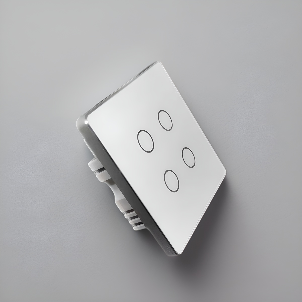 High grade 86 wall smart home switch enclosure with tempered glass panel-Zhaotesi