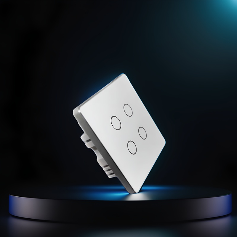 UK High Grade Aluminum Frame 86 Wall Smart Home Switch Enclosure With-Zhaotesi