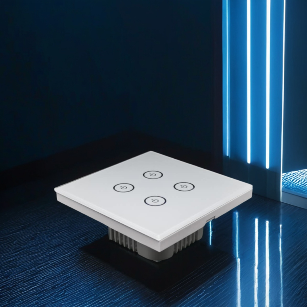 Square smart home wifi touch enclosure