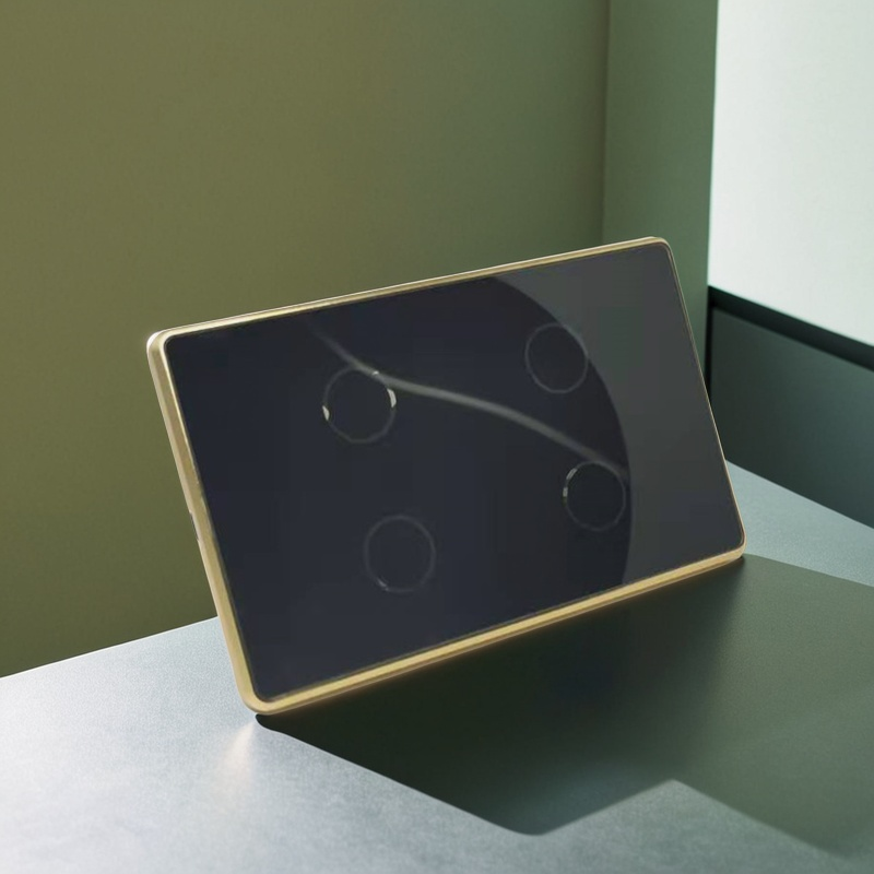 US Standard 120 Smart Home Switch Cover - Exquisite Design, Intelligent Control-Zhaotesi