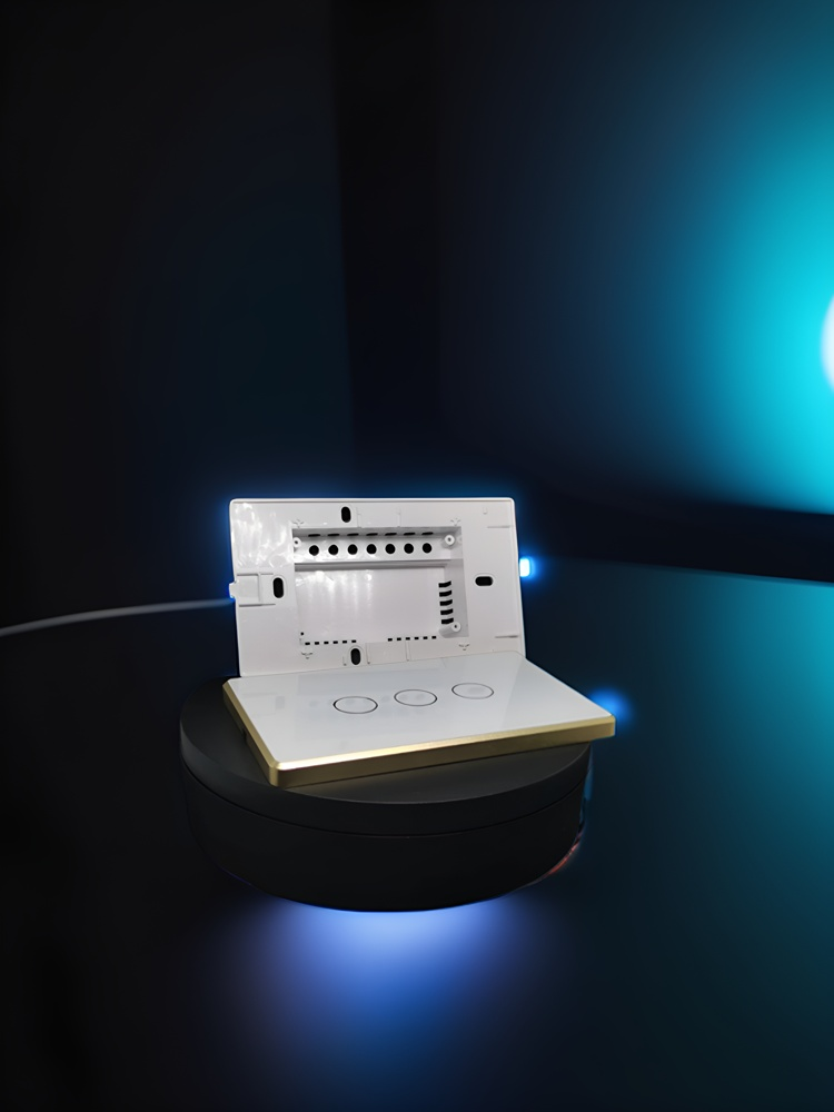 US Standard 120 Smart Home Switch Cover - Exquisite Design, Intelligent Control-Zhaotesi