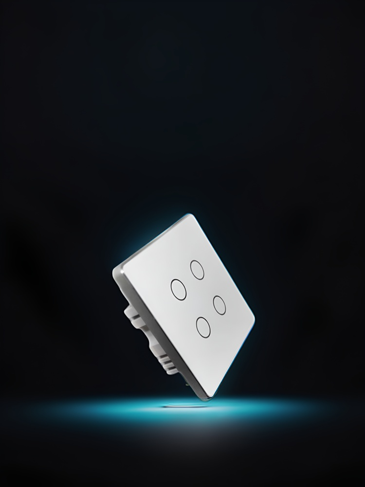 UK High Grade Aluminum Frame 86 Wall Smart Home Switch Enclosure With-Zhaotesi