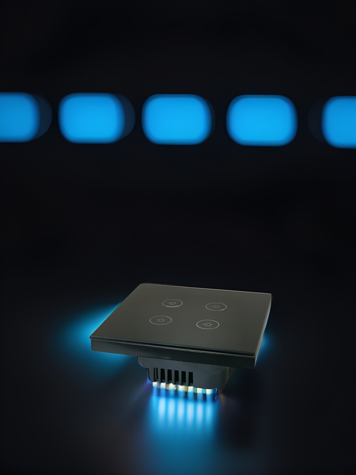 Square smart home wifi touch enclosure-Zhaotesi