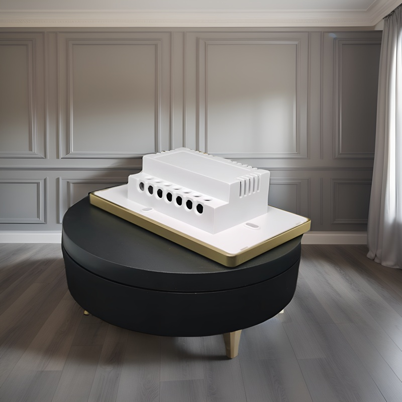US Standard 120 Smart Home Switch Cover - Exquisite Design, Intelligent Control-Zhaotesi