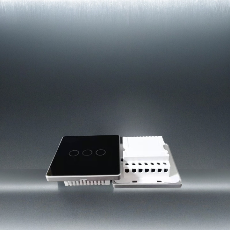 High grade 86 wall smart home switch enclosure with tempered glass panel-Zhaotesi