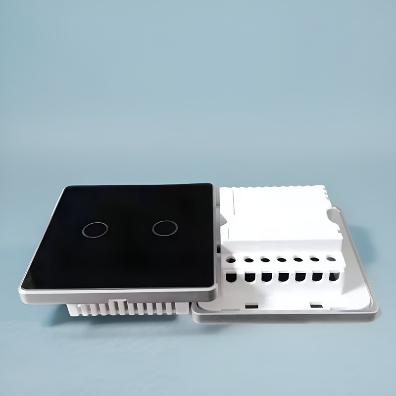 High grade 86 wall smart home switch enclosure with tempered glass panel-Zhaotesi