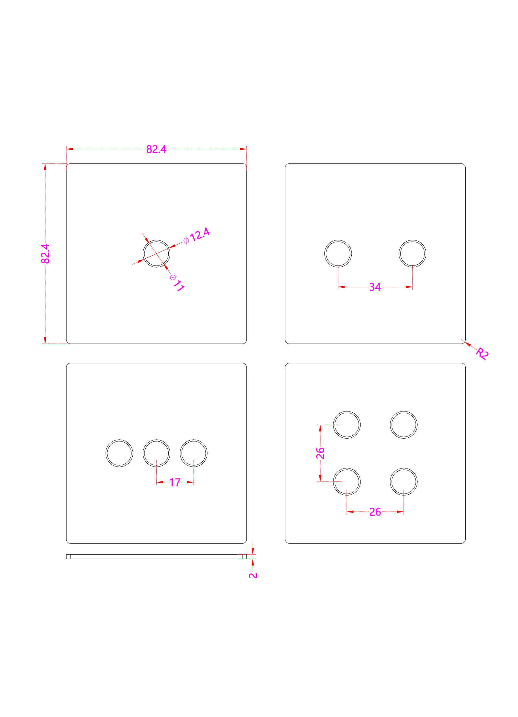 86 wall Touch wifi smart home switch tempered glass panel-Zhaotesi