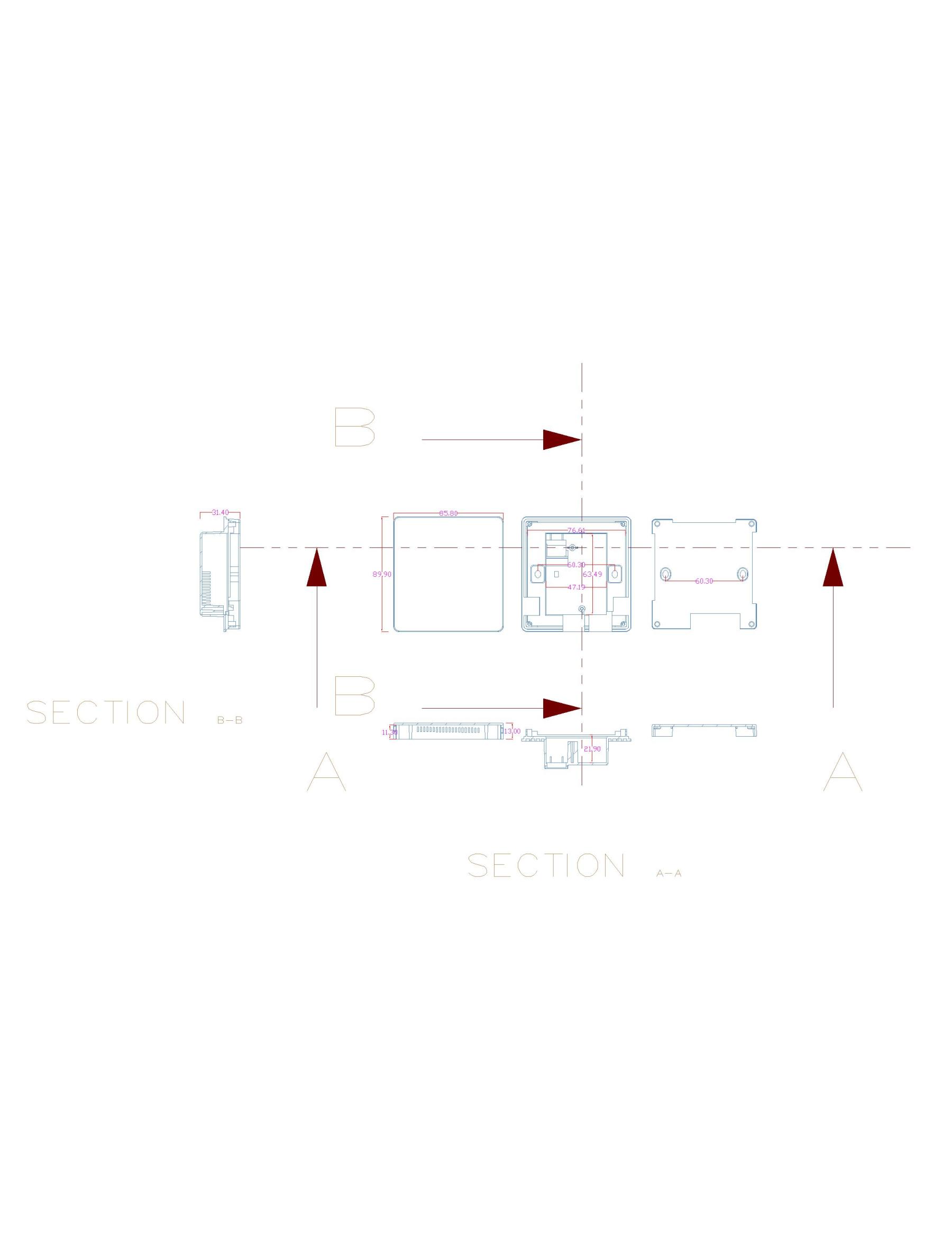 AP 86 gateway network wired plastic shell-Zhaotesi