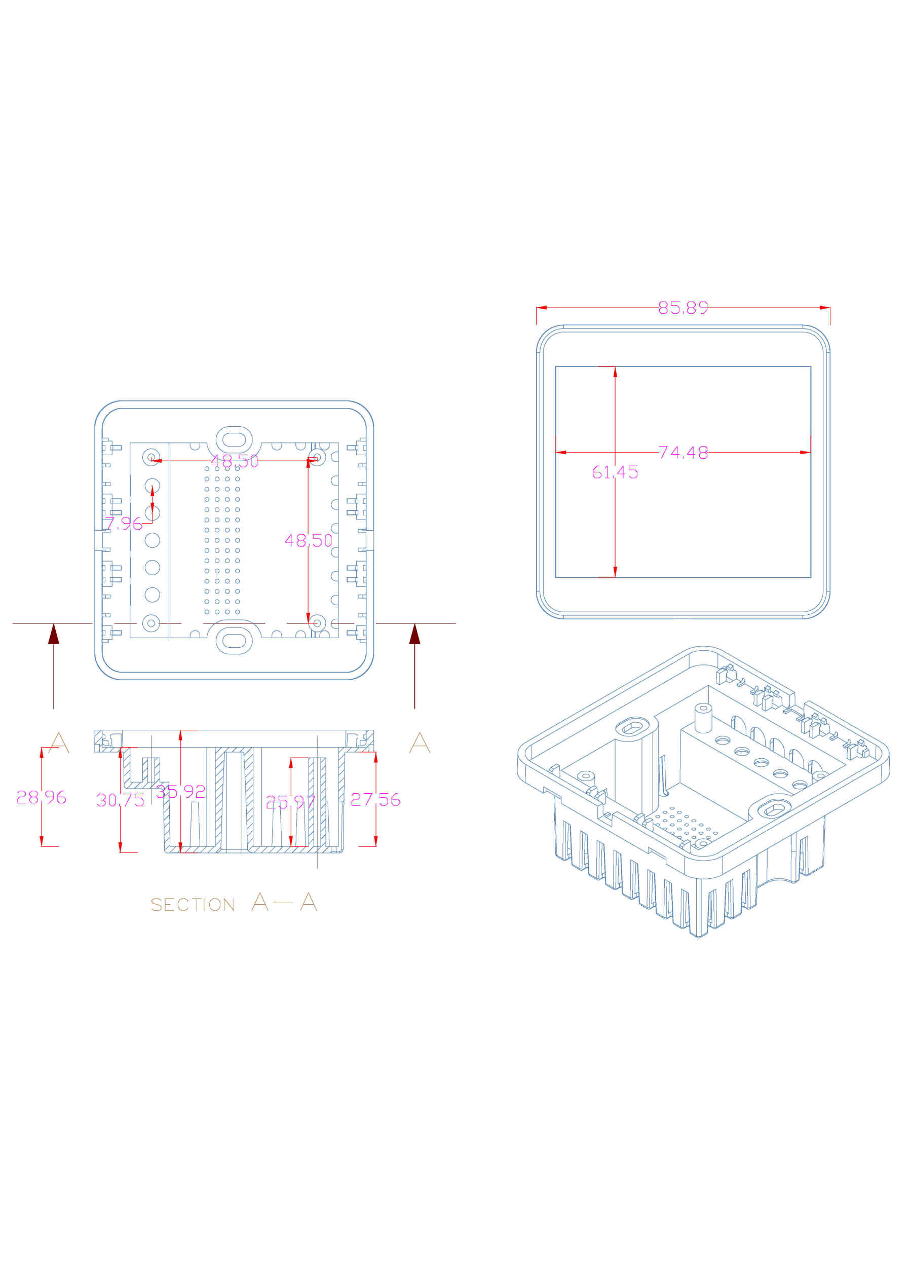 Mobile remote APP control supporting smart home switch housing-Zhaotesi