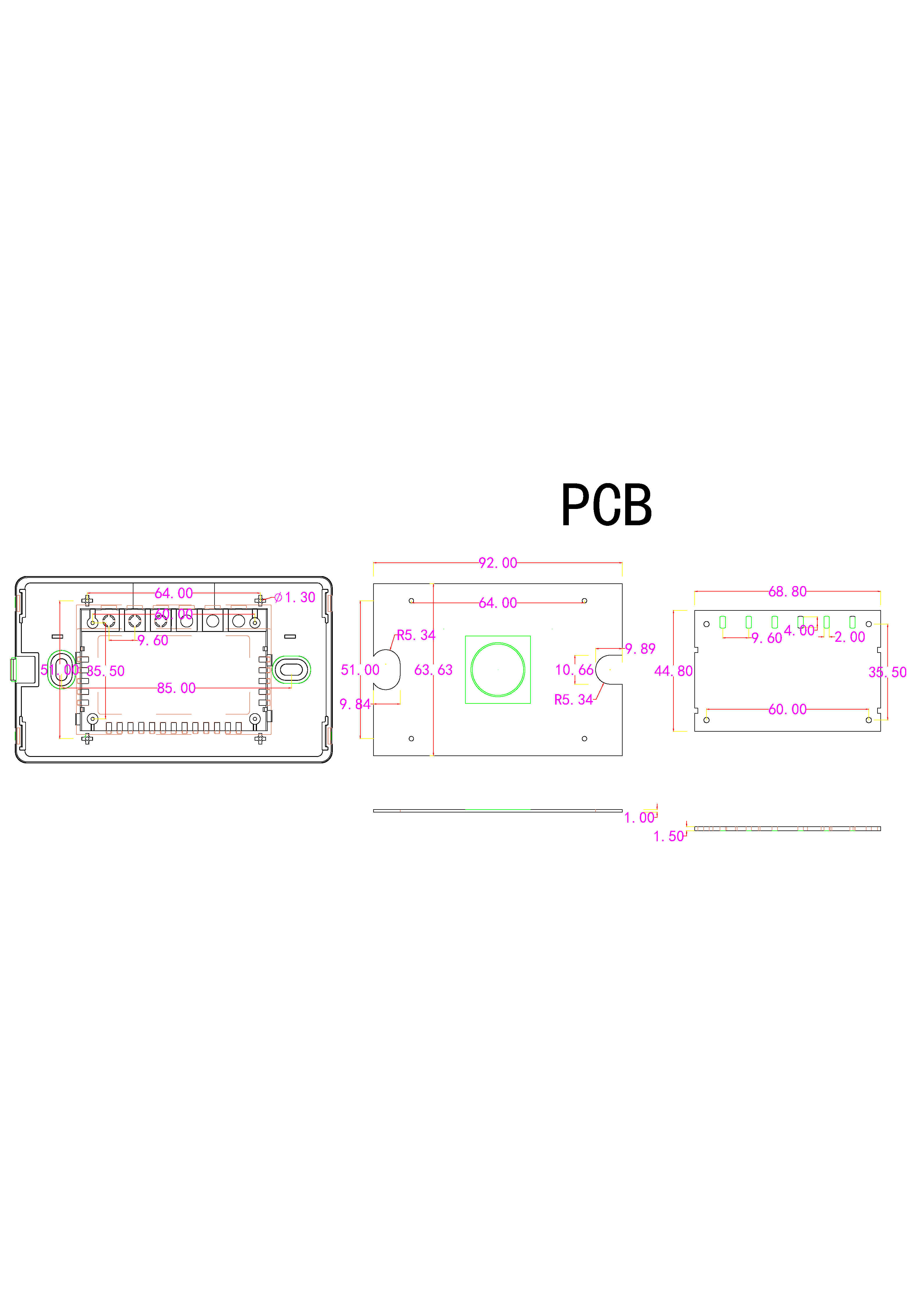 Premium WiFi Smart Touch Switch | 120x72mm Tempered Glass Panel | PC V0 Fireproof & Copper Terminals | Compatible with US, CA, JP, MX, BR & SE Asia Markets-Zhaotesi