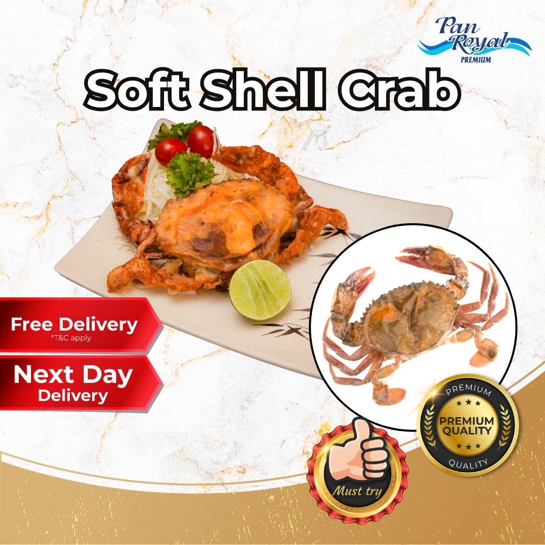 [PAN ROYAL] Frozen Soft Shell Crab (1kg +/-) 5 - 6 pcs