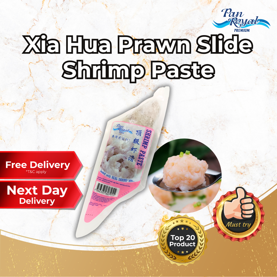 [PAN ROYAL] Frozen Xia Hua Prawn Slide Shrimp Paste (150g +/-)