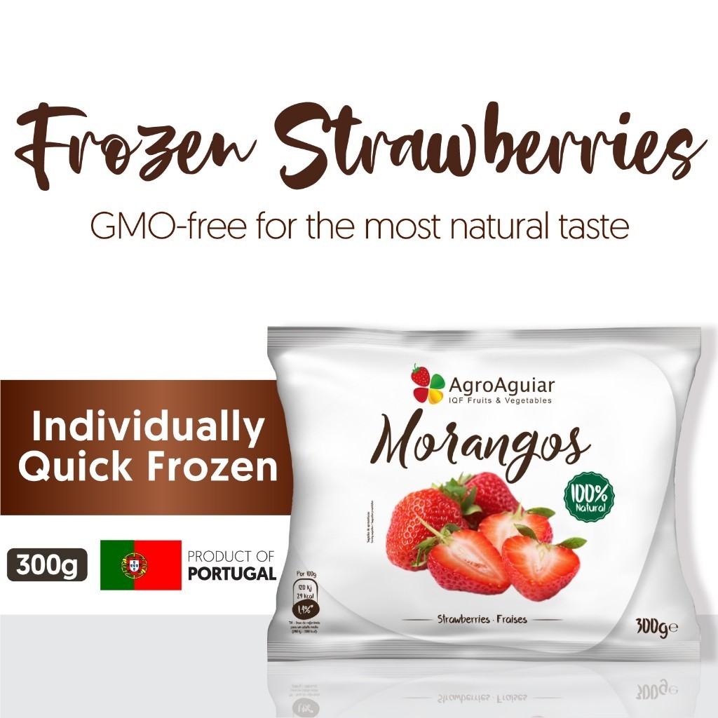 [PAN ROYAL] Frozen Agroaguiar Strawberries (300g +/-)-Pan Ocean Singapore - Sea Through Us.