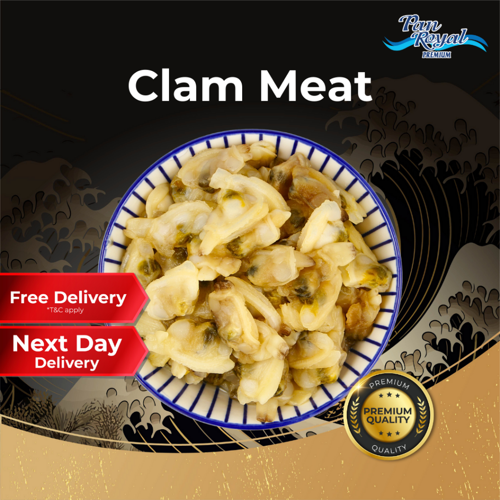 [PAN ROYAL] Frozen Clam Meat (500g +/-)-Pan Ocean Singapore - Sea Through Us.