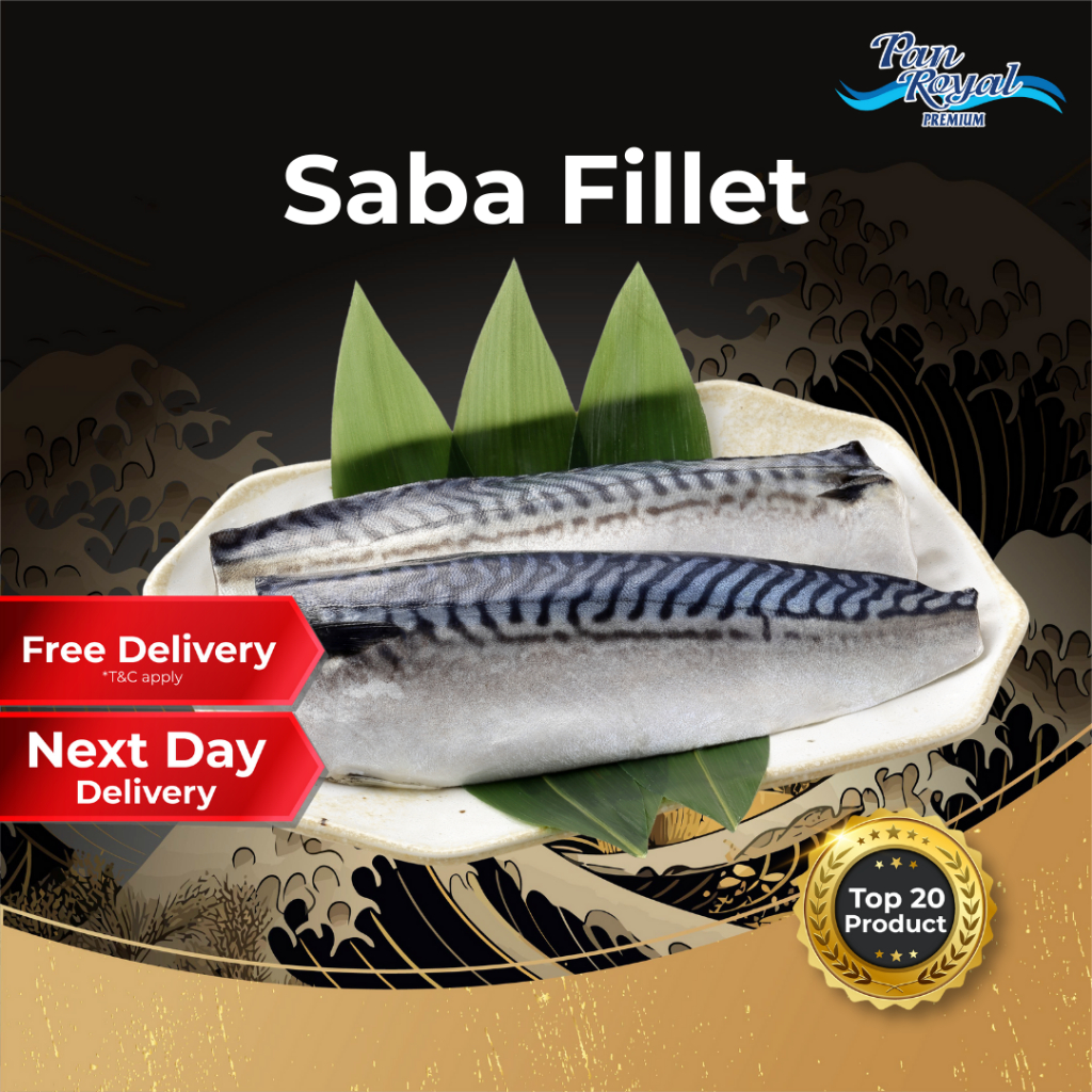 [PAN ROYAL] Frozen Saba Fillet Seafood 5 pcs-Pan Ocean Singapore - Sea Through Us.