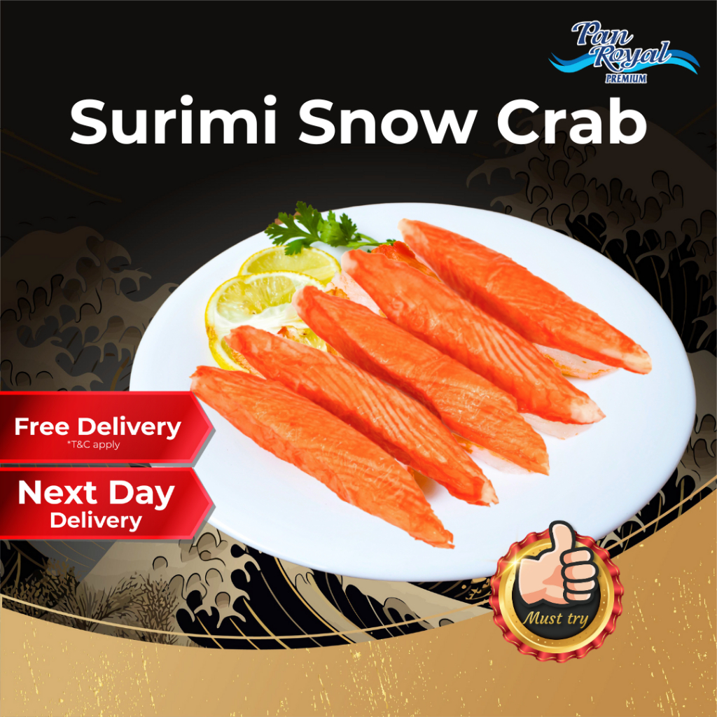 [PAN ROYAL] Frozen Surimi Snow Crab Leg (250g +/-)-Pan Ocean Singapore - Sea Through Us.