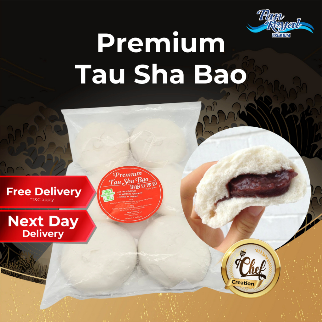 [PAN ROYAL] Frozen Premium Tau Sha Bao 6 pcs BB: 20 Feb 2024-Pan Ocean Singapore - Sea Through Us.
