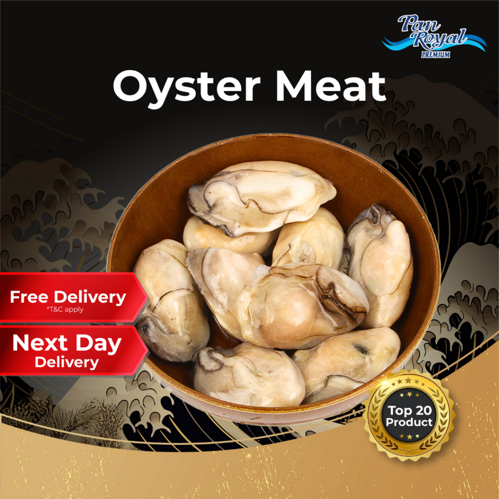 [PAN ROYAL] Frozen Oyster Meat (500g +/-)-Pan Ocean Singapore - Sea Through Us.