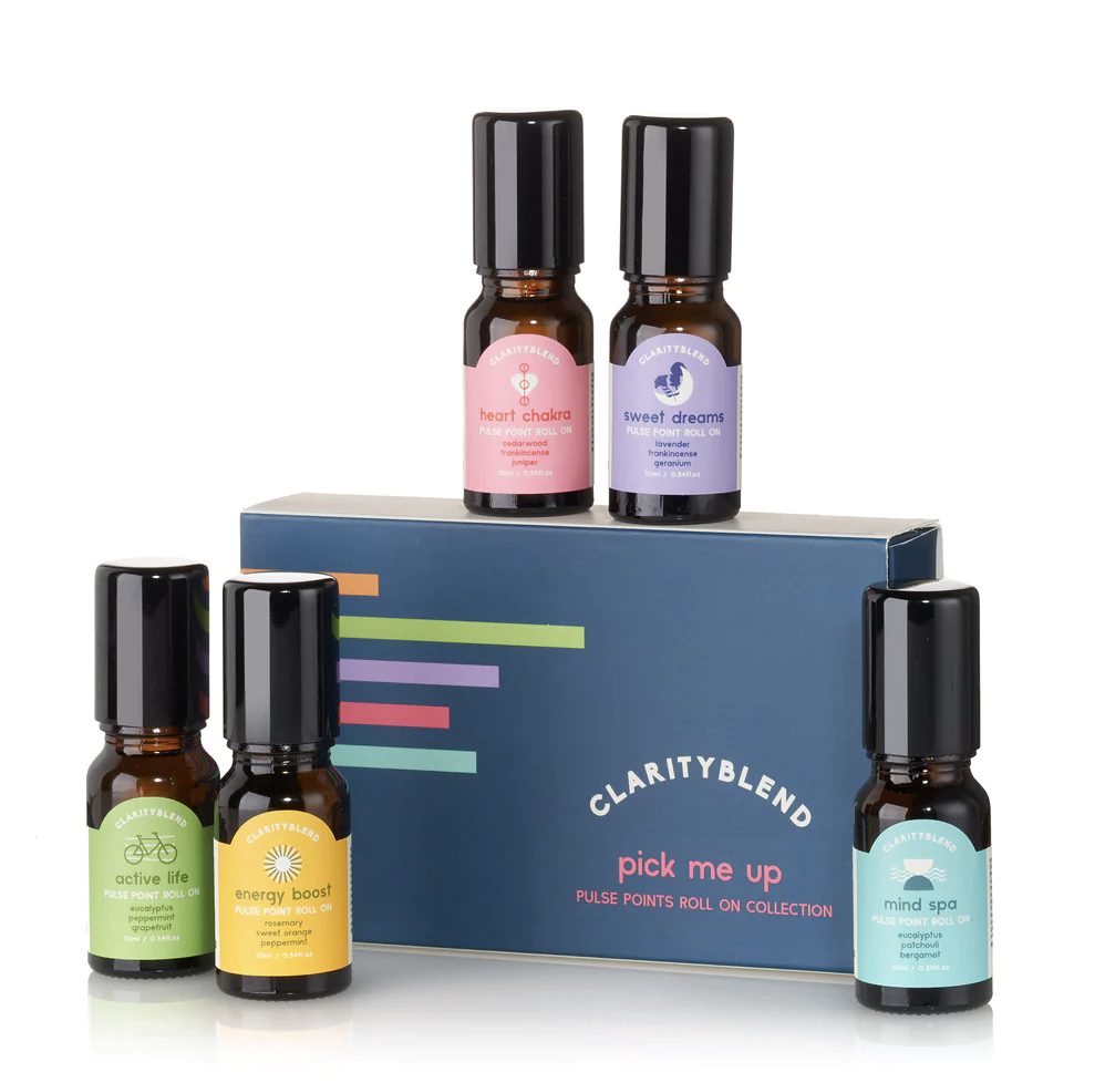 Clarity Blend Pulse Point Roll-on / The Pick Me Up (Set of 5)