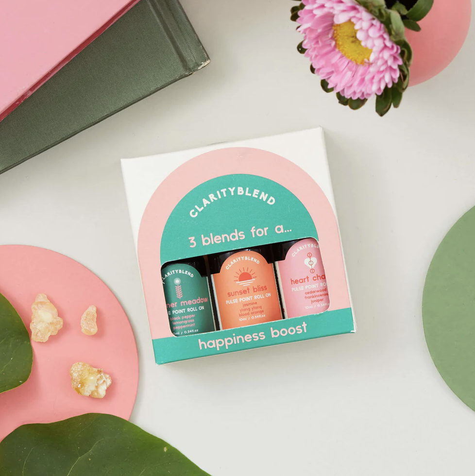 Clarity Blend Pulse Point Roll-on / Happiness Boost (Set of 3)