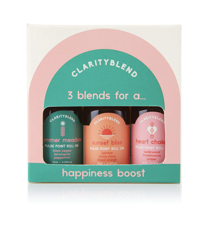 Clarity Blend Pulse Point Roll-on / Happiness Boost (Set of 3)