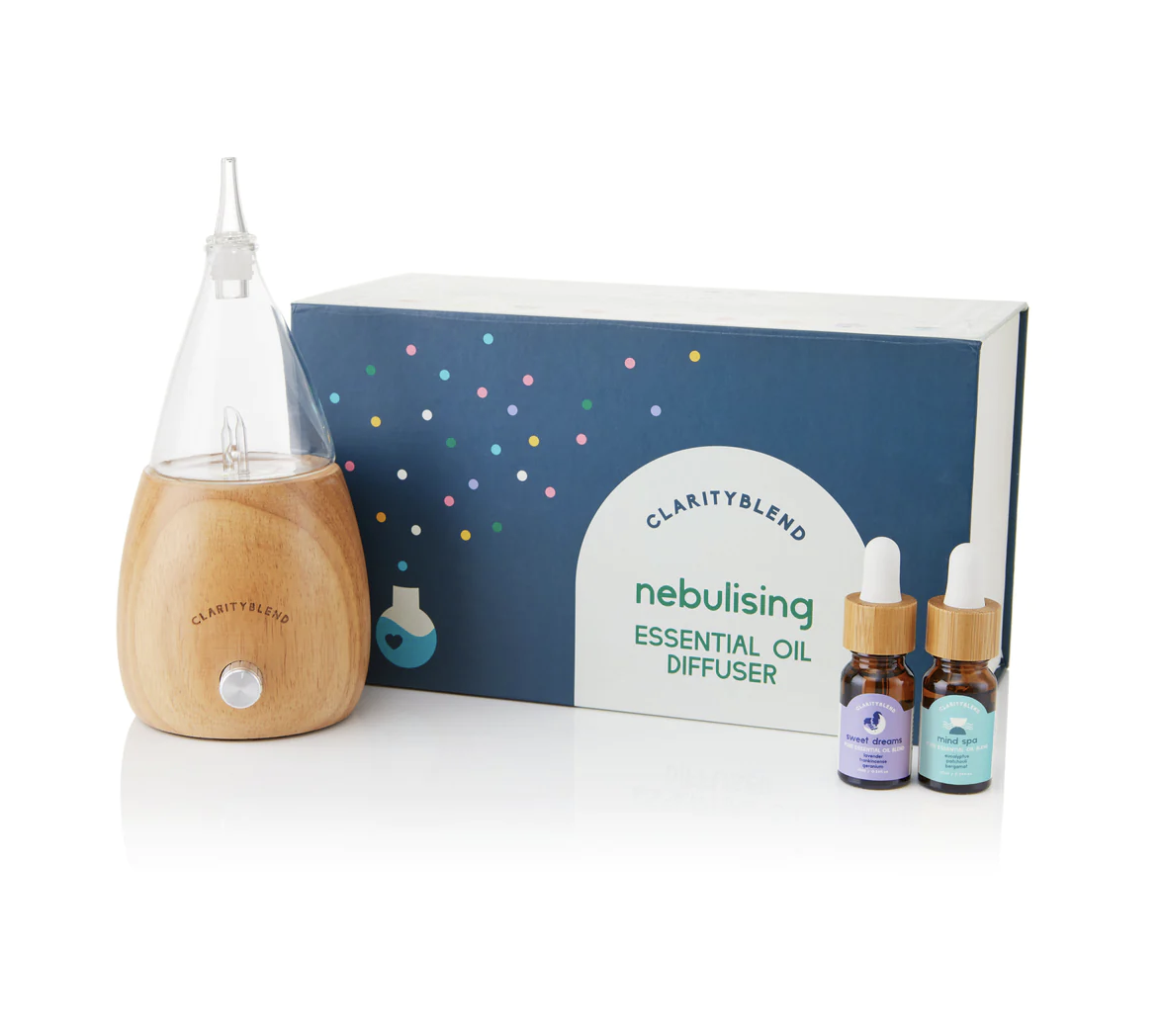 Clarity Blend Nebulising Aromatherapy Essential Oil Diffuser Kit