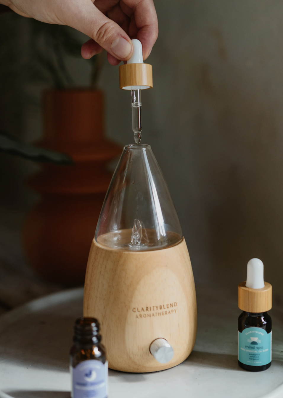 Clarity Blend Nebulising Aromatherapy Essential Oil Diffuser Kit