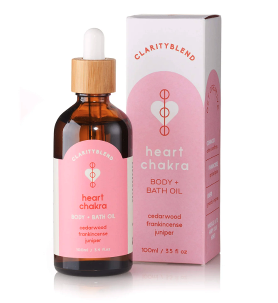 Clarity Blend Body & Bath Oil / Heart Chakra