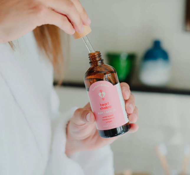 Clarity Blend Body & Bath Oil / Heart Chakra