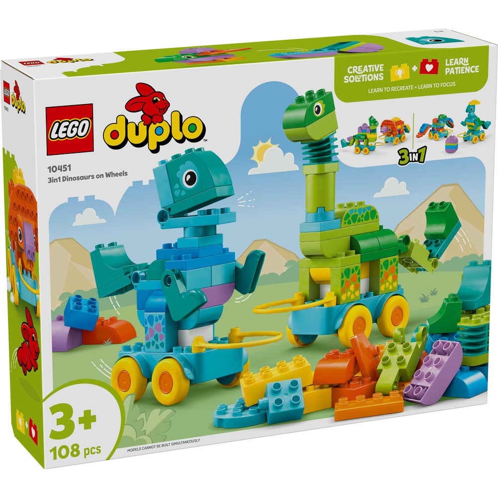 10451 3in1 Dinosaurs on Wheels