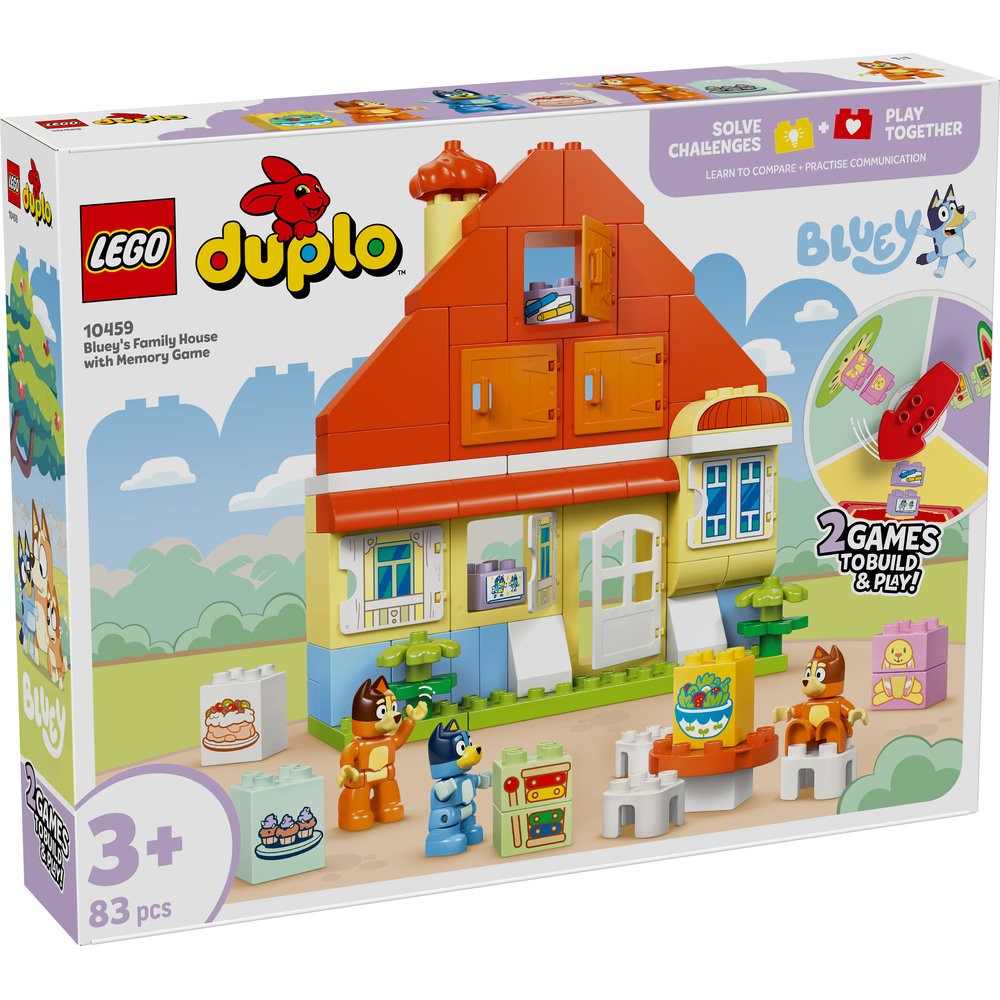 10459 Bluey's Family House with Memory Game