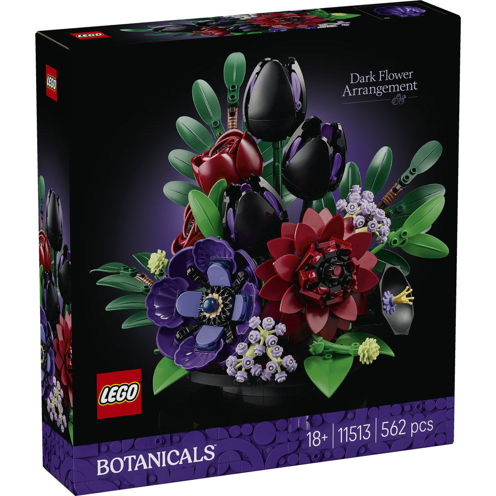 11513 Dark Flower Arrangement