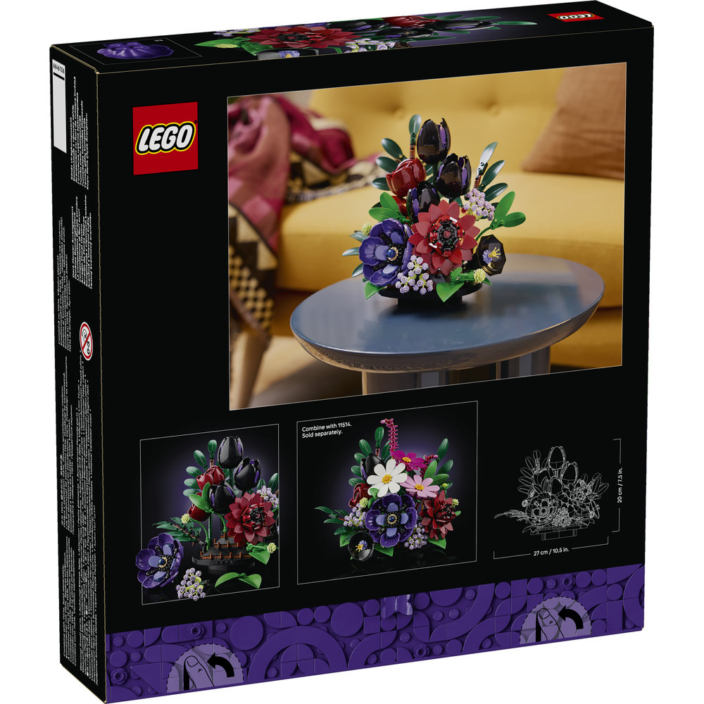 11513 Dark Flower Arrangement