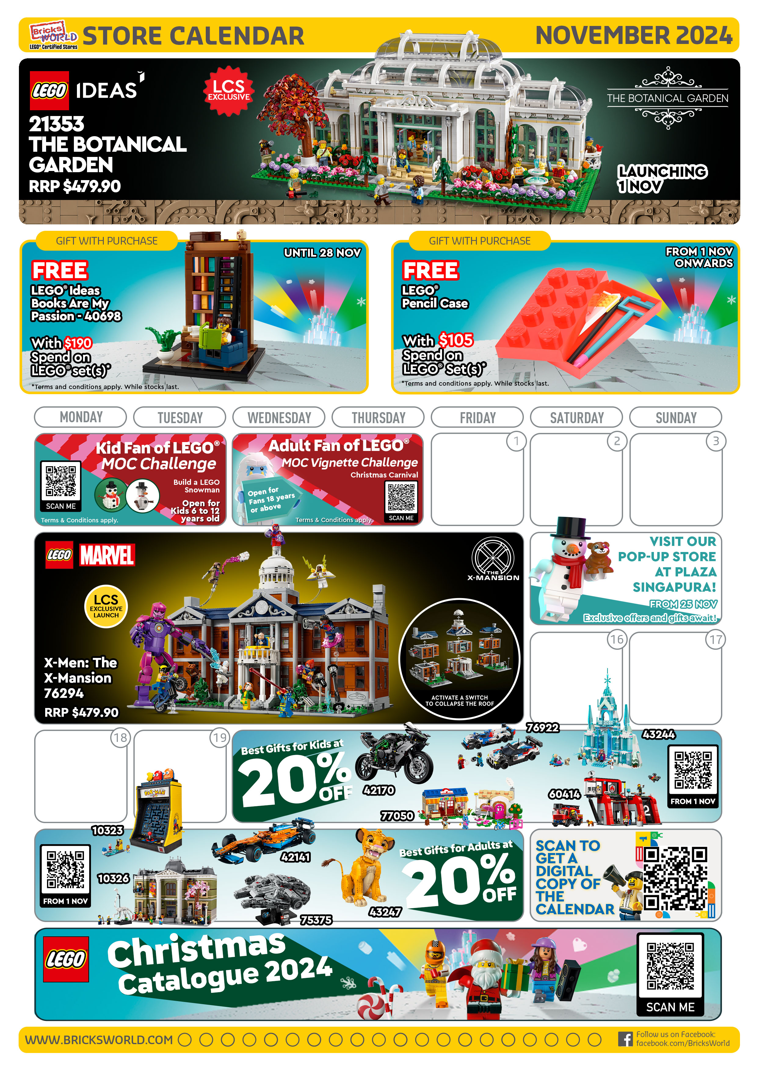 Lego store december 2018 calendar online