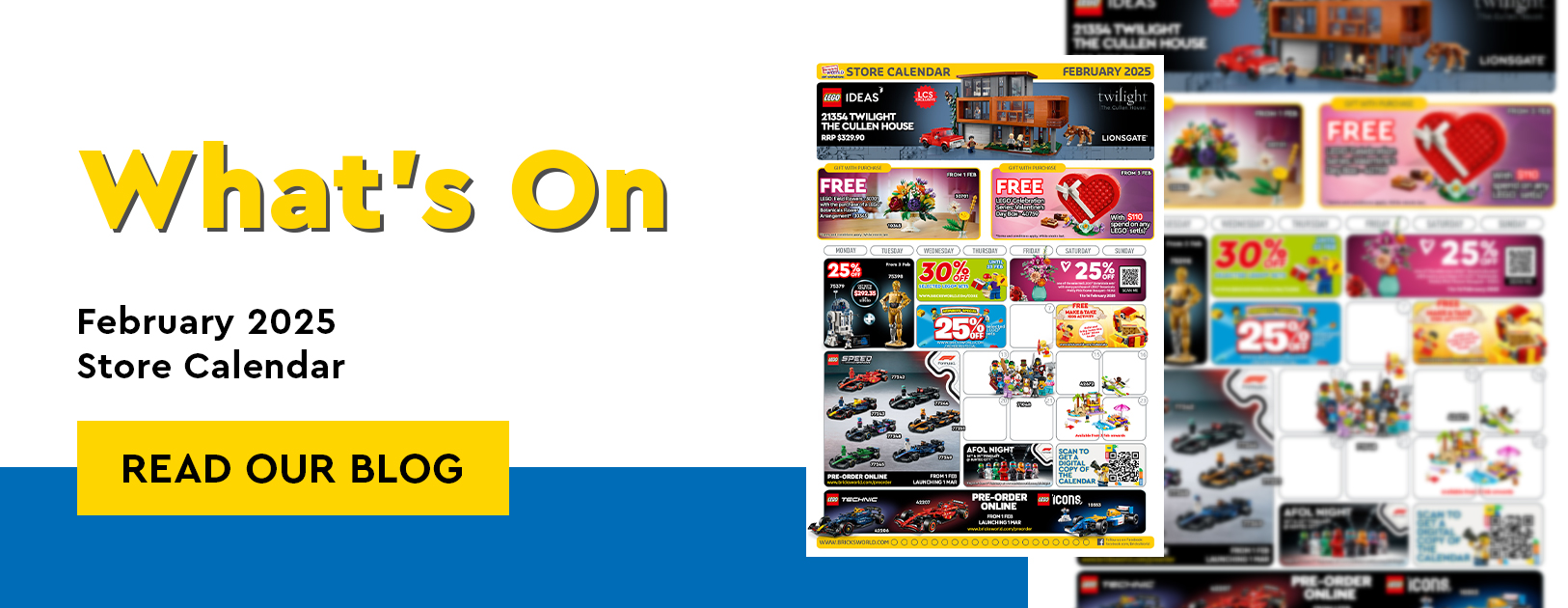 LEGO Certified Stores Bricks World January 2019 Store Calendar