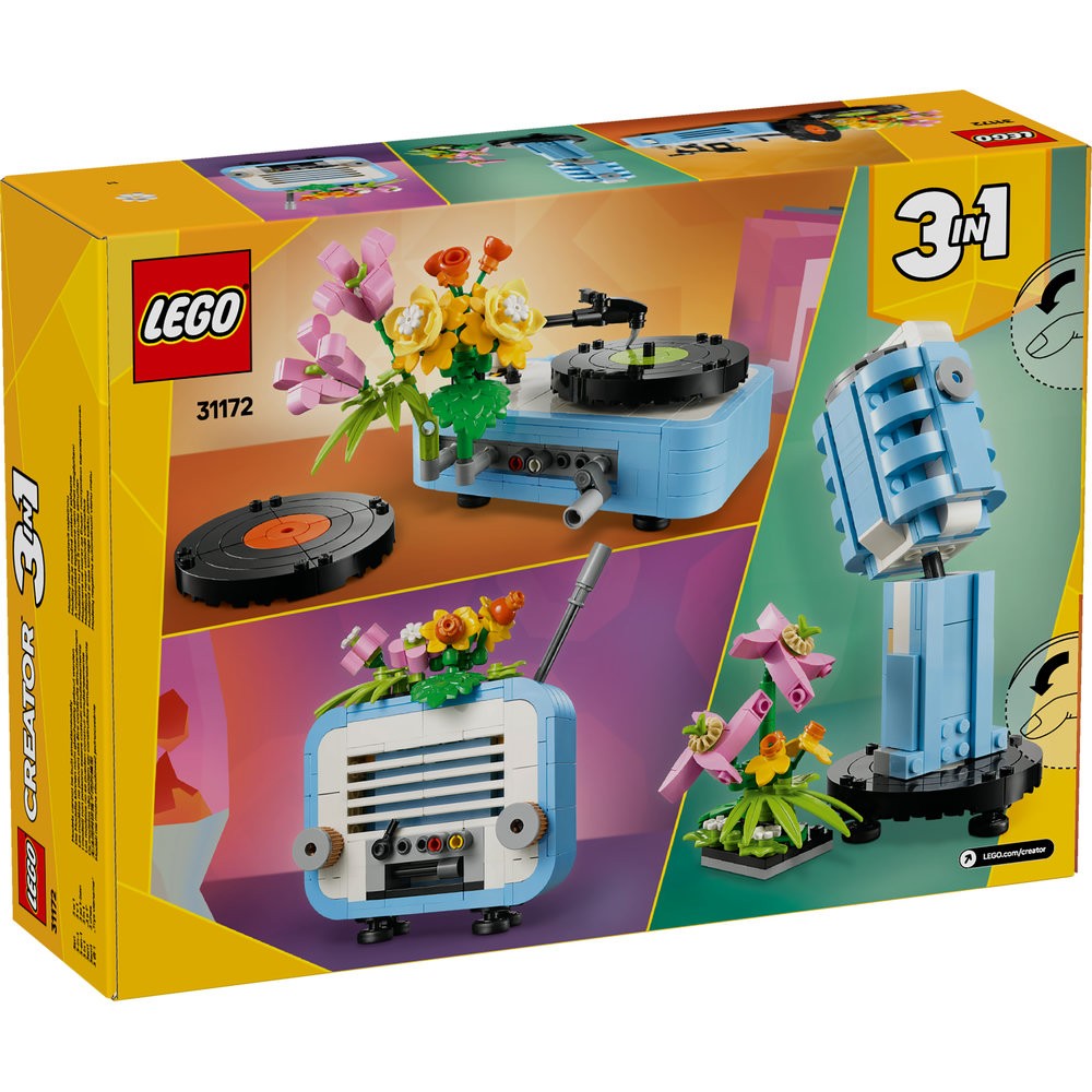 31172 Record Player with Flowers