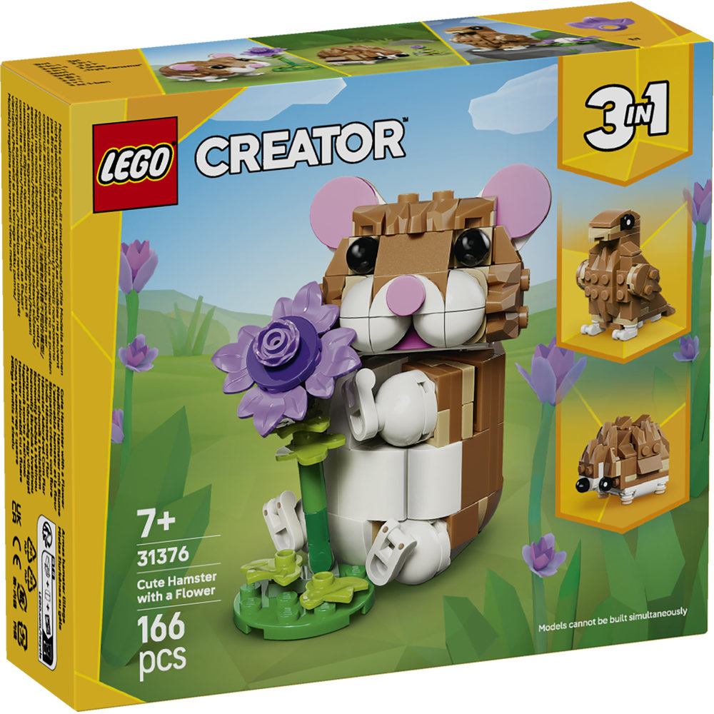 Logo world : 1600 of the world's newest… LEGO 31376 Cute Hamster with a Flower