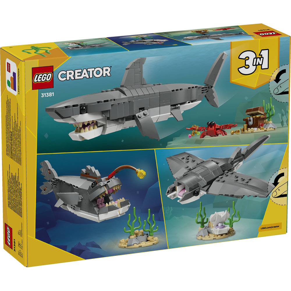 ★★★ LEGO 31381 Fierce Shark with a Treasure Chest