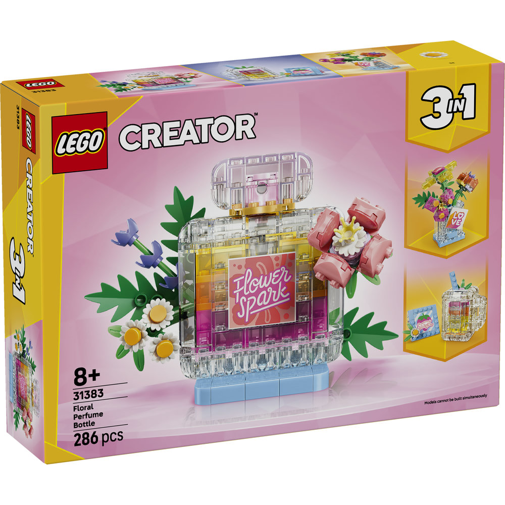 31383 Floral Decor Perfume Bottle