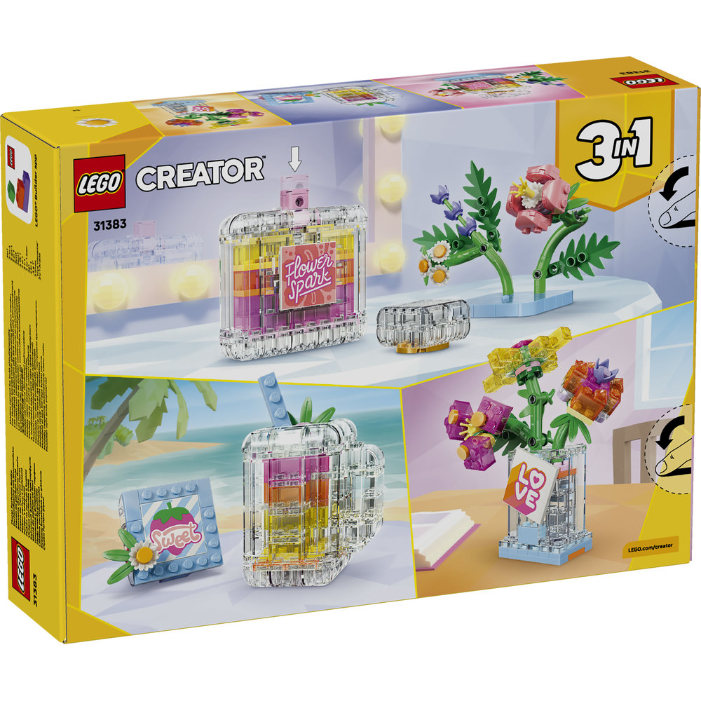 31383 Floral Decor Perfume Bottle